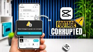 Thumbnail: How to Fix CapCut "Some Footages Are Corrupted" Error (2026) – 100% Working Solution