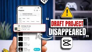 Thumbnail: CapCut Draft Project Disappeared on iPhone? Here's How to Recover It!