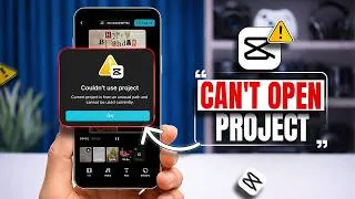 Thumbnail: Can't Open Your CapCut Project on iPhone? Here's the Fix!