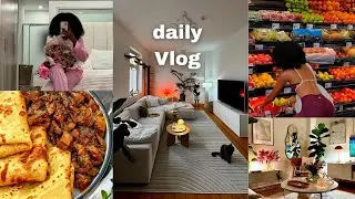 Thumbnail: Living Alone Diary 🌸 Life of an Introvert Kenyan Girl 🌷 Weekly Vlog | groceries shopping | rains 🌧 🥘