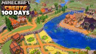 Thumbnail: I Survived another 100 Days in CREATE mod!