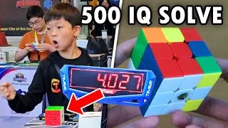 Thumbnail: Incredible 4.36 Rubik's Cube WORLD RECORD Average by YiHeng Wang