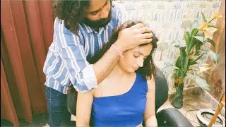 Thumbnail: Relax Your Brain With This Cosmic Head Massage 💆 Relaxing Indian Massage 