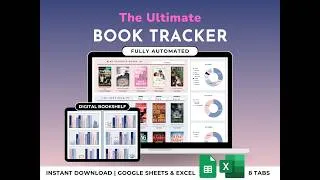 Thumbnail: Book Tracker Template Setup & Tutorial
