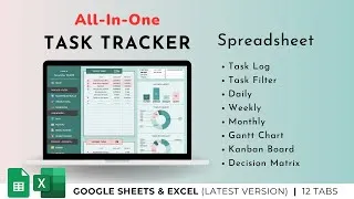 Thumbnail: All In One Task Tracker   Video Tutorial