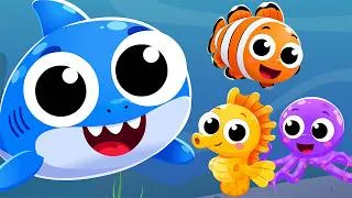 Thumbnail: I'm a Baby Shark 🦈 | Ocean Animals Learning Song for Kids 🎶 Song for Preschoolers for Circle Time