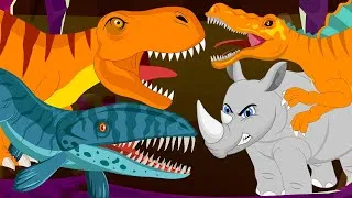 Thumbnail: We’re Going on a Yeti & Dinosaur Hunt, Jingle Bells, Lion Hunt, Bear & Rhino Hunt +More Kids Songs