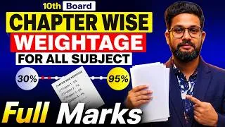Thumbnail: 10th Class Chapter Wise Weightage For All Subject | Class 10 Board Exam 2027 | JR Tutorials |