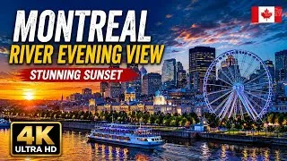 Thumbnail: Montreal River Evening View | Stunning Sunset  4K