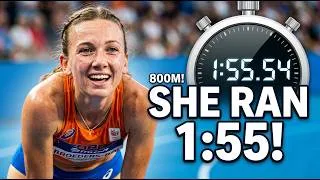Thumbnail: Femke Bol Runs 1:55.54! Her Incredible 800m Transformation Just Got REAL