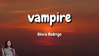 Thumbnail: Olivia Rodrigo - vampire (Lyrics)