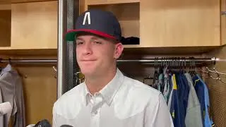 Thumbnail: Cooper Pratt discusses his benching by Pat Murphy in Brewers vs Mets game