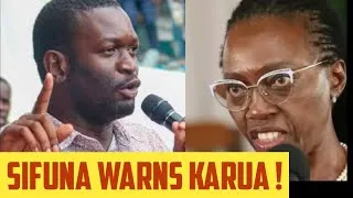 Thumbnail: DRAMA: Sifuna LECTURES KARUA LIVE For ABUSING LINDA MWANANCHI BLINDLY !