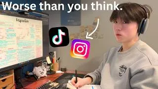 Thumbnail: your attention span is cooking your grades and you don't even realise