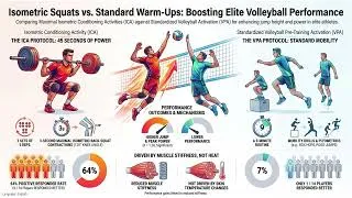 Thumbnail: Isometric vs Traditional Volleyball Warm-Up | JSSM Podcast (EN)