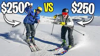 Thumbnail: $250 vs $2,500 SKIING BUDGET CHALLENGE