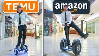 Thumbnail: Amazon VS Temu Hoverboards Challenge!