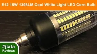 Thumbnail: E12 15W 1398LM Cool White Light LED Corn Bulb (Pack of 5) from YouOKLight