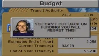 Thumbnail: SimCity 2000 (Sega Saturn) - Budget Advisors