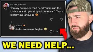 Thumbnail: Dumb Things Americans Say to Europeans... *are we serious?*