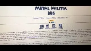 Thumbnail: Classic Mac 68k PPC Software Metal Militia BBS