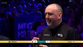 Thumbnail: “He’s going to get it now!” Mark Williams plays a stun shot on a fly