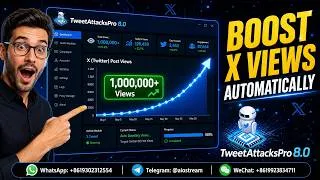 Thumbnail: Boost X (Twitter) Post Views Automatically | TweetAttacksPro 8.0 Views Module