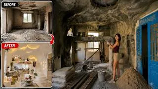 Thumbnail: I spent $500 to build a cave in the villa using steel bars and cement.