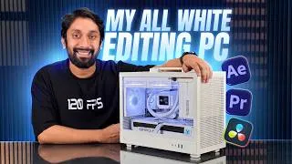 Thumbnail: My All White Editing PC | DeepCool CH160 Plus | RTX 5070