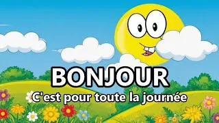Thumbnail: ♫ The BONJOUR Song ♫ Learn French Greetings ♫ La Chanson des Salutations ♫