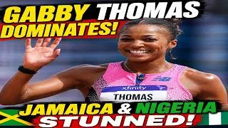 Thumbnail: OMG !🔥 GABBY THOMAS DOMINATES! 🇺🇸 Jamaica & Nigeria STUNNED in  200m Final