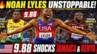 Thumbnail: OMG ! NOAH LYLES DESTROYS THE FIELD! Jamaica’s Ackeem Blake & Kenya’s Omanyala shocked in Rome 2026