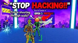 Thumbnail: I Used Fortnite Cheats to TROLL Kids in BoxFights... (THEY RAGED😡)
