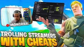 Thumbnail: I Used Fortnite Cheats to TROLL a PRO Streamer… (HE RAGED😡) PART 3