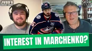Thumbnail: Should Bill Guerin be calling about Kirill Marchenko?