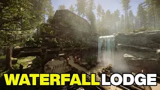 Thumbnail: Waterfall Lodge House Build - Relaxing Video - Sons of the Forest