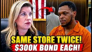 Thumbnail: Judge Sets $300,000 Bond After Repeat Robbery Allegations | Courtroom Hearing