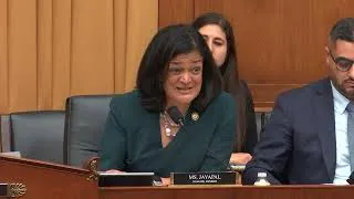 Thumbnail: Ranking Member Jayapal: Trump's Coercion of States to Do Immigration Crackdown Makes Us Less Safe