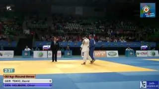Thumbnail: Judo 2013 European championship Juniors: Tekic (GER) - Nelmark (DEN) [-90kg]