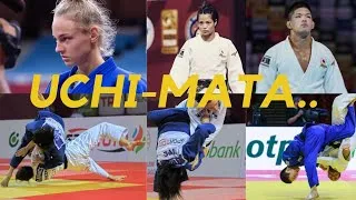 Thumbnail: ➡️ UCHI-MATA HIGHLIGHTS...IN JUDO TECHNIQUES...