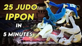 Thumbnail: 25 Judo Ippon in 5 Minutes Highlights Compilation