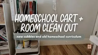 Thumbnail: HOMESCHOOL ROOM TOUR, CLEAN OUT,  AND RESET | HOMESCHOOL CART