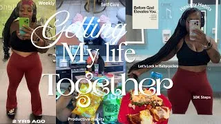 Thumbnail: Getting My Life Together | 9-5, 10K Steps, Upper Body Workout + What I Eat
