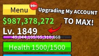 Thumbnail: Upgrading My ACCOUNT To MAX in Blox Fruits..! ☠️