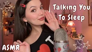 Thumbnail: 30 Minutes of ASMR Talking You To Sleep (Rambles, Mouth Sounds, Soft Spoken, Tapping, More!)