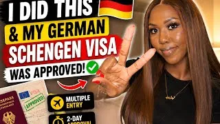 Thumbnail: I Did This & My German Schengen Visa Was Approved 🇩🇪 | Multiple Entry within 2 Days Approval