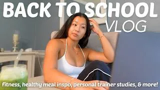 Thumbnail: A PRODUCTIVE BACK TO SCHOOL VLOG?! (fitness, healthy meal inspo, personal trainer studies, & more!)