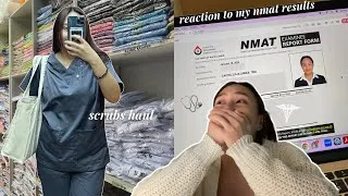 Thumbnail: VLOG: Getting my NMAT 2024 Results 🩺 *reaction* + Bambang Trip *scrubs haul* (Philippines)