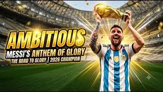 Thumbnail: Ambitious 🔥 | Messi World Cup 2026 Motivation ⚽🏆 | Never Give Up Anthem