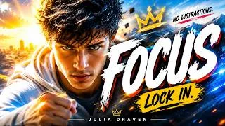 Thumbnail: Focus 🔥 Motivational Song 2026 🔥 No Excuses, Stay Locked In 💯